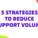 3 Winning Ways to Reduce Support Volume